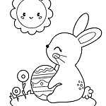 Ausmalbild ostern