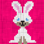 Hase ausmalbild